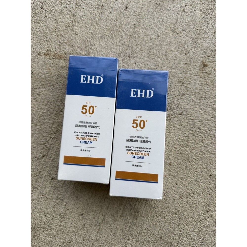New 2 PCS EHD 50spf sunscreen cream  60G